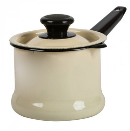 Ковш эмалированный 1 л. слоновый