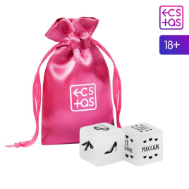 Кубики для двоих «Ахи вздохи» (желания, предмет одежды), 2 неоновых кубика, 18+, 7100262